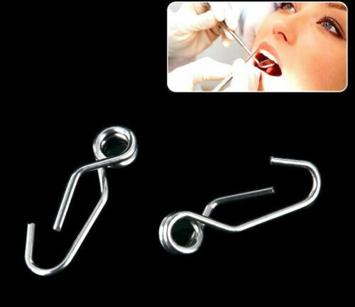 100*Dental Stainless steel Spring Orthodontic Self-Locking Separating Springs