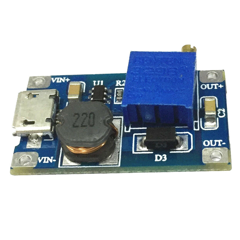 DC-DC Boost Step-up Regulator Converter USB 2~24V to 5V 9V 12V 24V Module