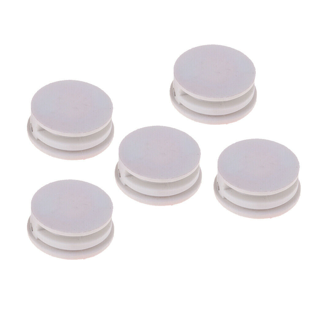 5pcs 3cm Surfboard Leash Plug Cup Plugs Surfing Repair Accessories White