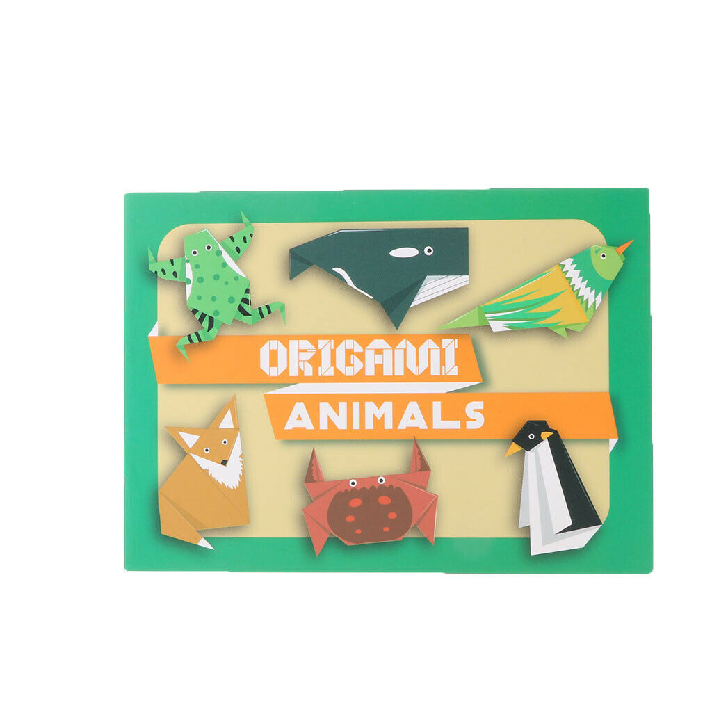 60 Pieces Cute Animals Patterns Origami Paper with Vibrant Colors for Kids