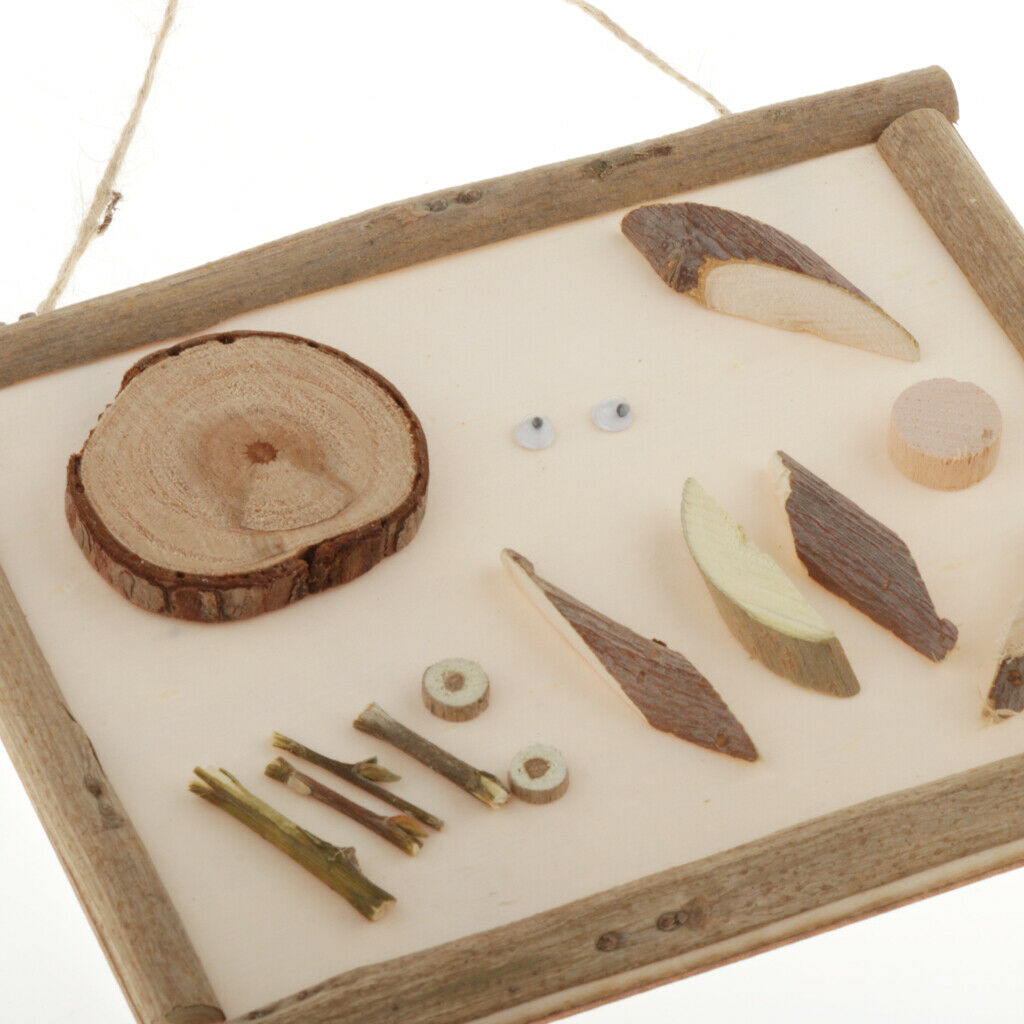 Novelty Kids DIY Kit Wood Stick wood Block For Handcrafted Crafts Kindergarten
