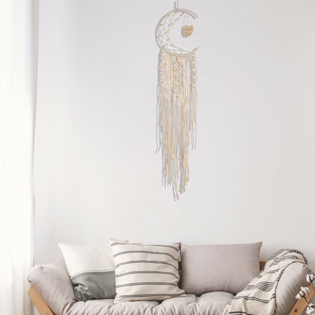 Hand-woven Tapestry Pendant Macrame Wall Hanging Ornaments Wall Art Tapestrys