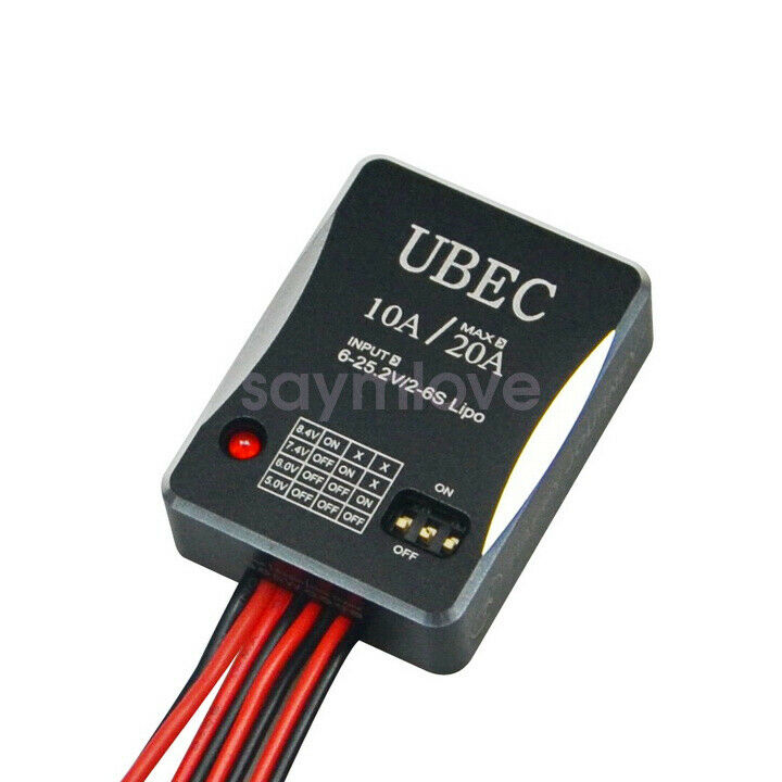 New 10A 2-6S UBEC Module UBEC-10A External BEC Switching Mode DC-DC