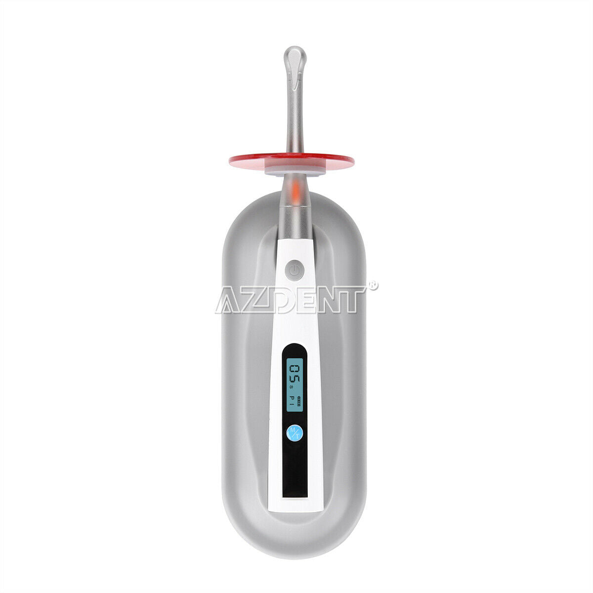 LED Dental Cordless Curing Light Lamp 1s Cure 800-1400mw/cm² Metal Head