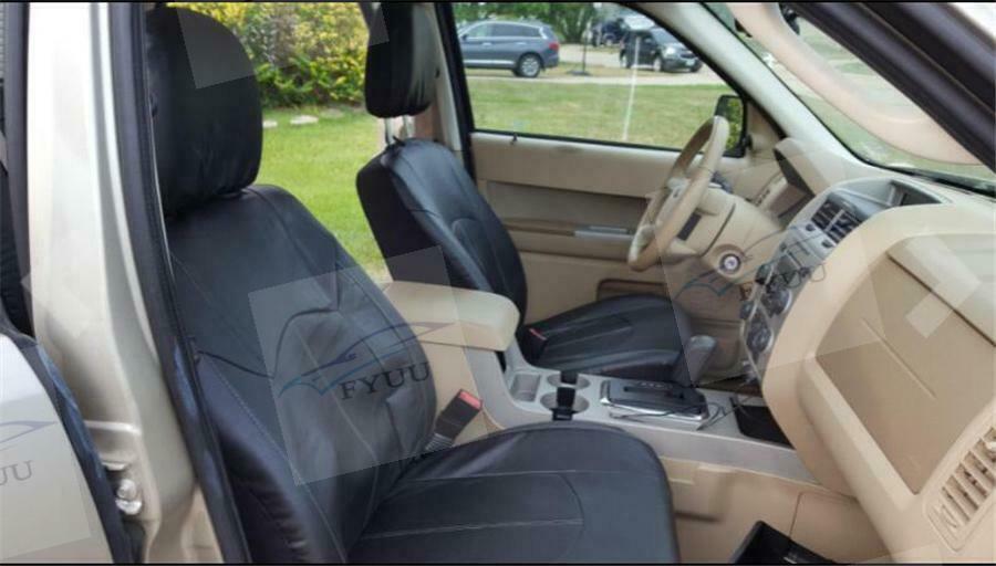 Universal Waterproof Car Seat Protector Auto Accessories Interior Solid Black