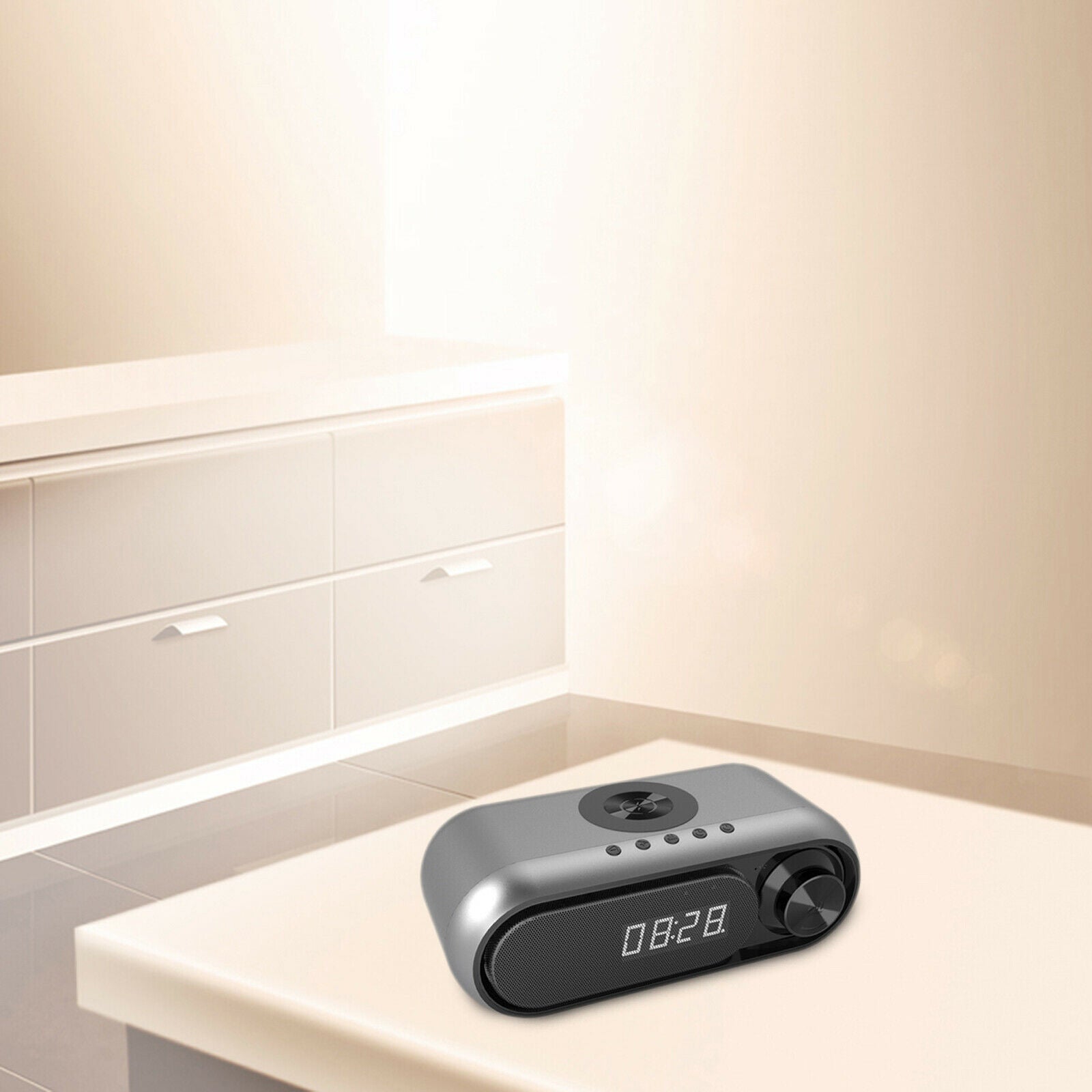 Bluetooth Speaker Wireless Charging for Phone Digital Support TF-Card AUX-in