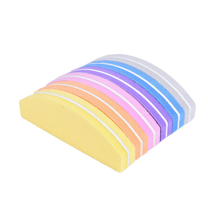 5pcs New Sponge Nail Art Tips Buffer Sanding Nail Buffer Block Files SpongeS BU