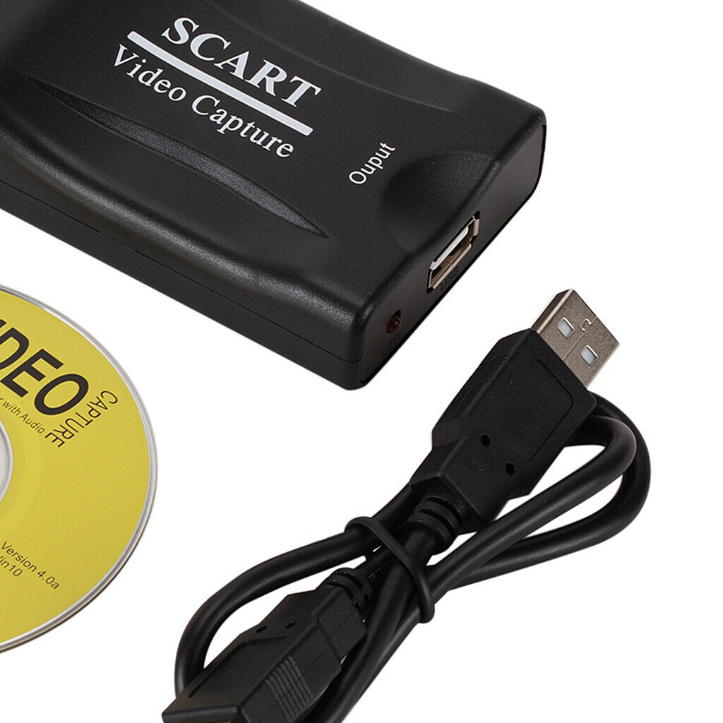 Professional SCART To USB2.0 Video Audio Converter Adapter Grabber for DVD HDTV