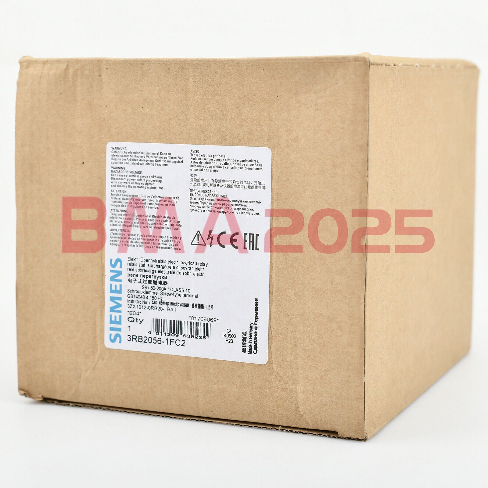 New in box Overload Relay 3RB2056-1FC2 1year warranty DHL Free Ship SM9T