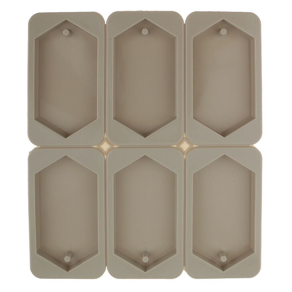 6-Cavity Silicone Aroma Wax Tablet Mold Wax Soap Candle Mould