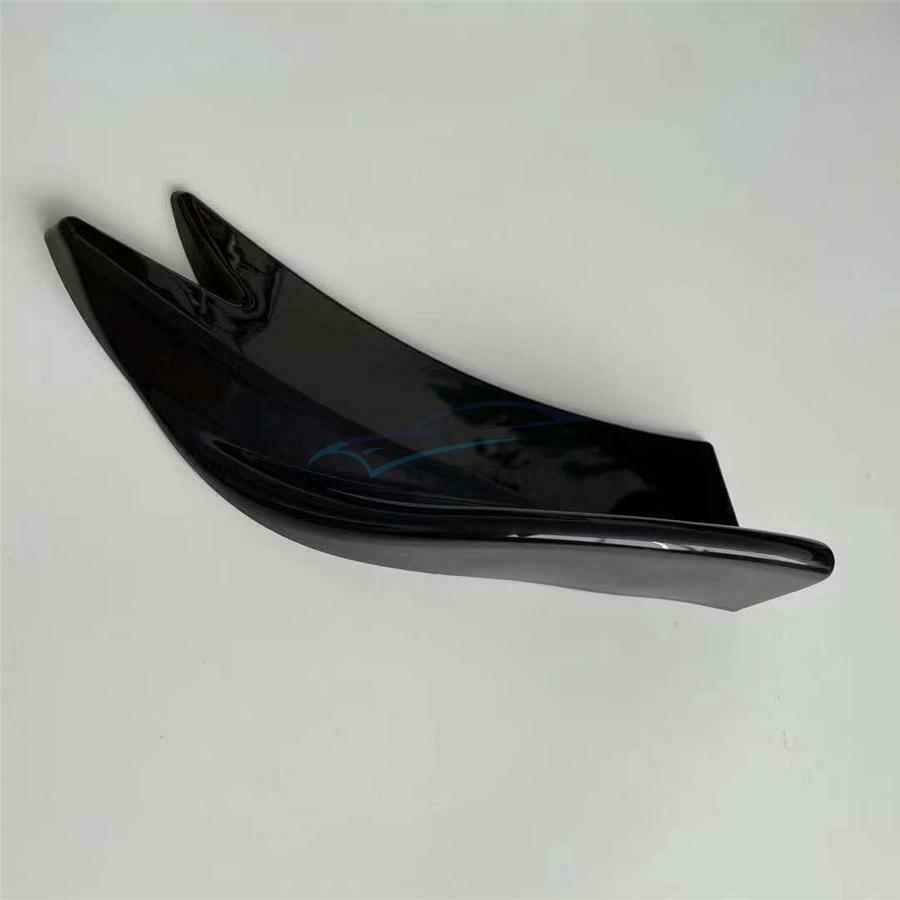 1 Pair Universal Anti-crash ABS Car Rear Bumper Spoiler Lip Wrap Angle Splitters