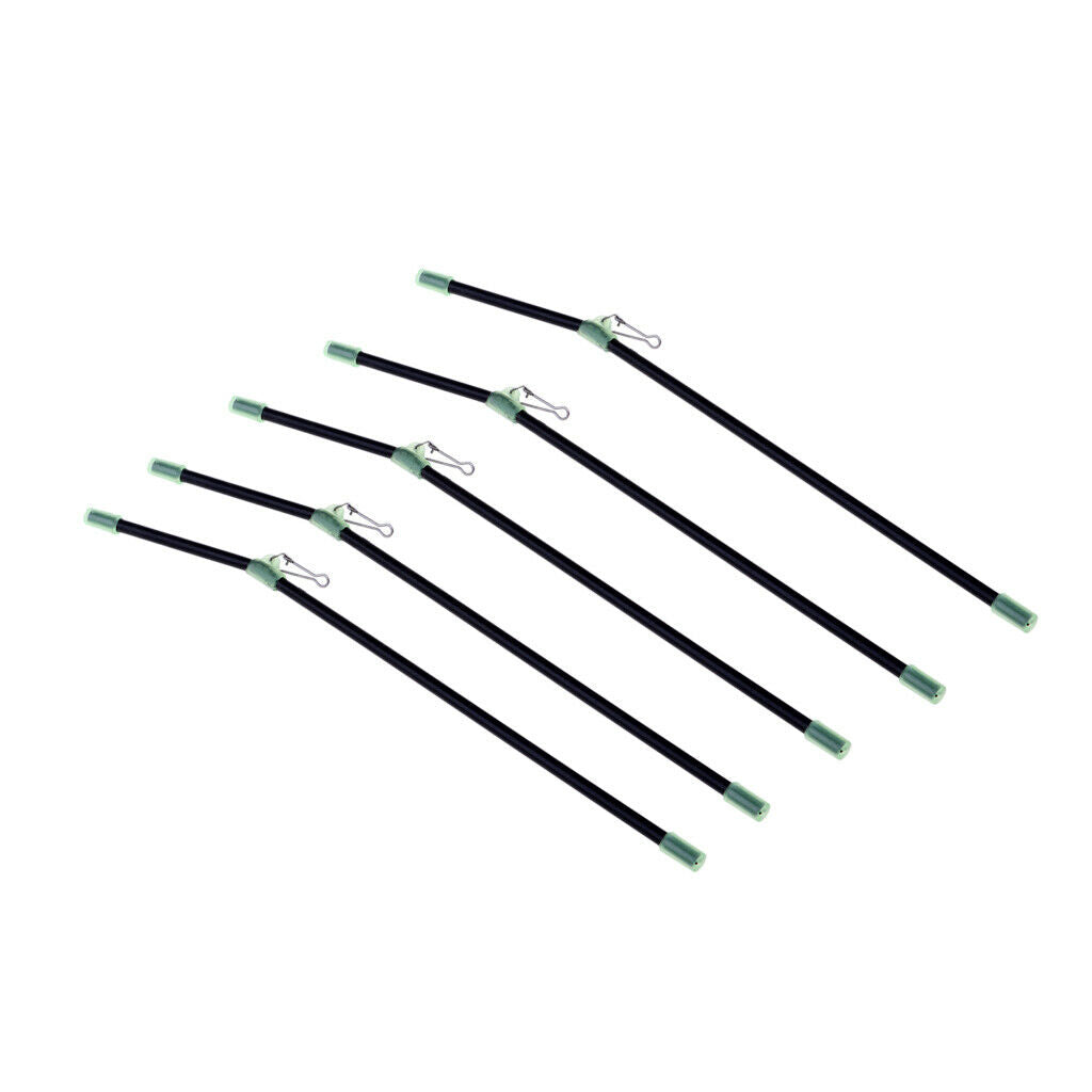 10Pcs Anti  Booms with Snap, Luminous Fishing Rig Bent Booms 22cm