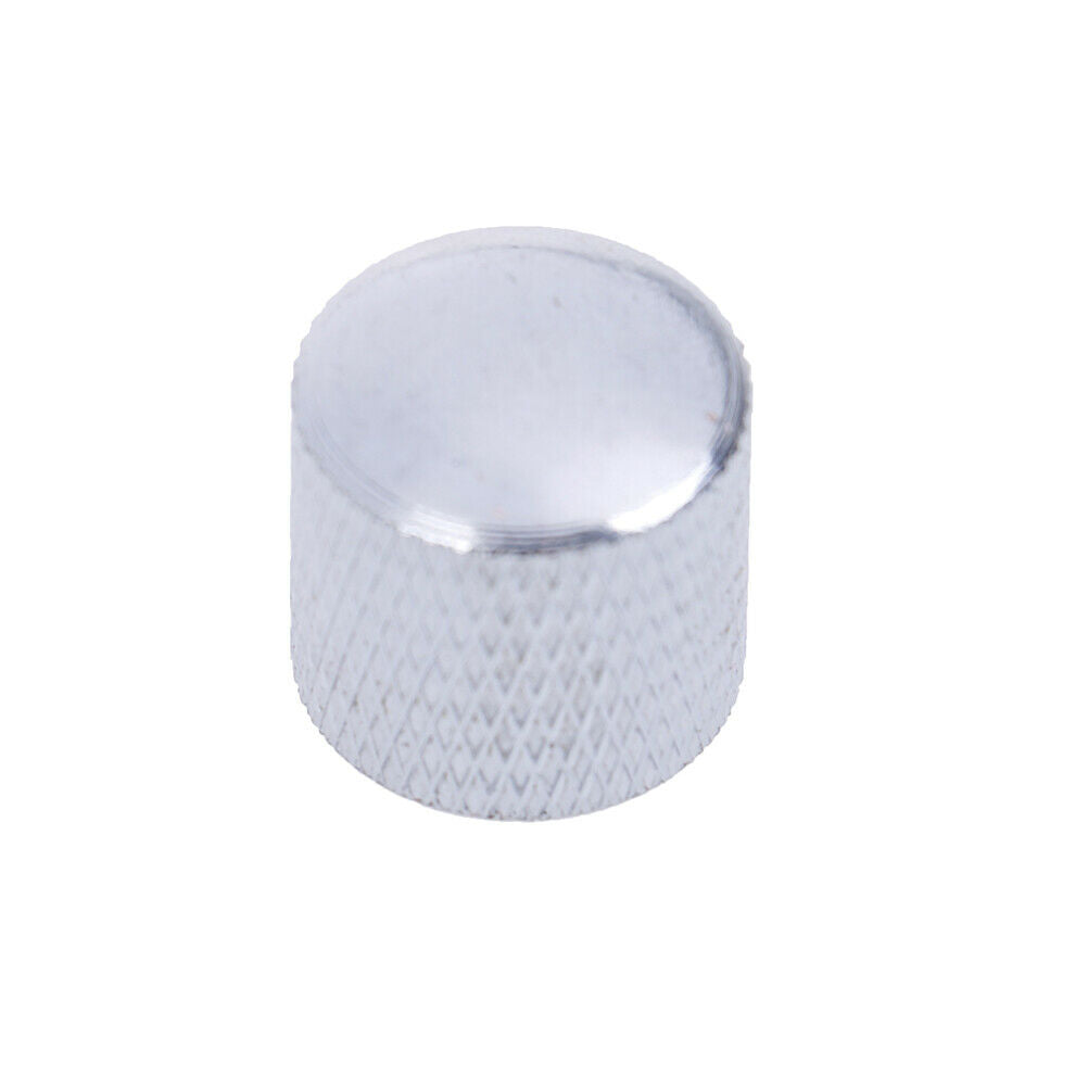 Quality chrome metal tele telecaster guitar dome knobs bass kn..l8
