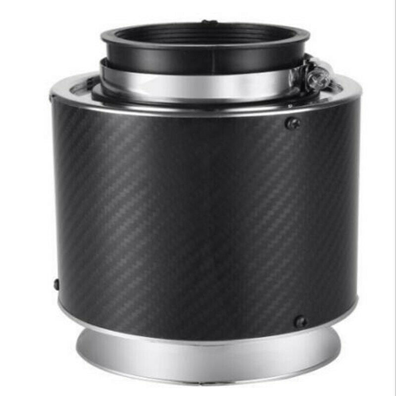 3" Inlet /5" Carbon Fiber Look Hi-Flow Air Filter For Cold Air/Short Ram Intakes