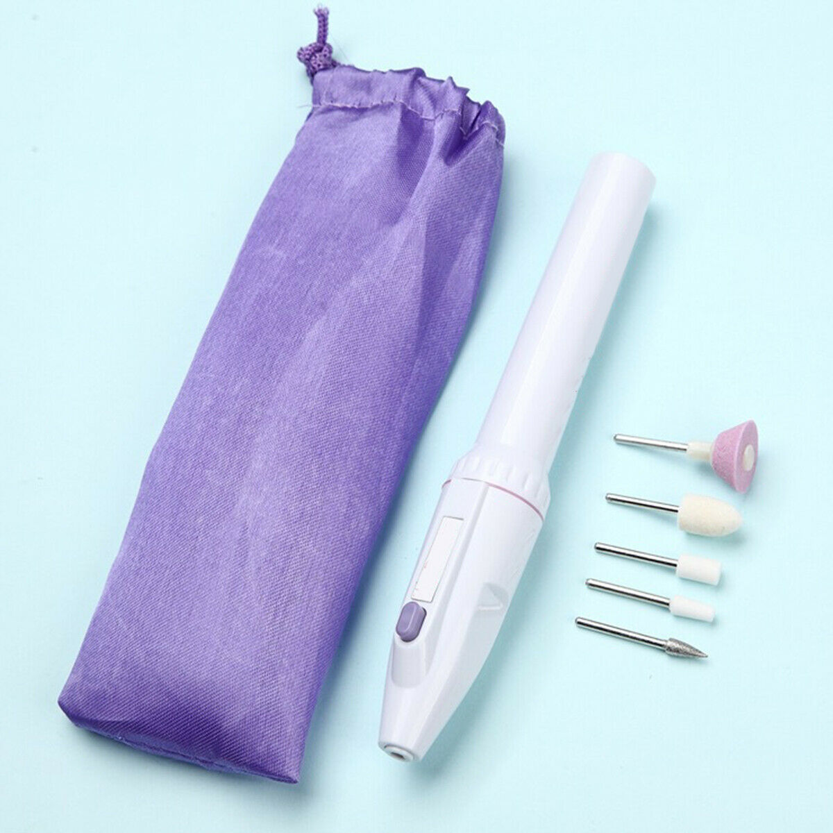 Electric Nail Art Drill File Set Manicure Pedicure Nail Polishing Machine Kit US