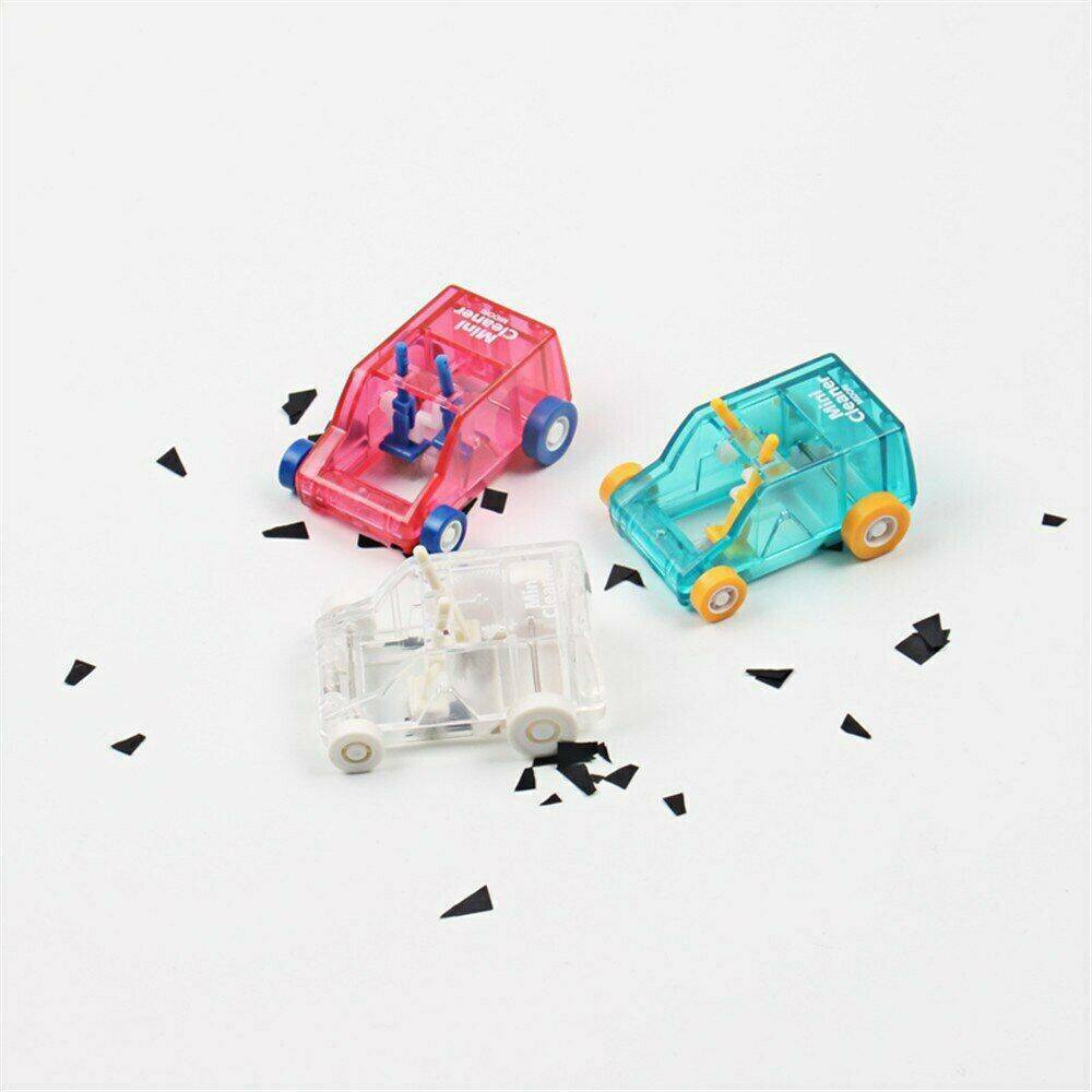 Mini Car Table Dust Cleaner Keyboard Cleaner Pencil Eraser Confetti Sweeper.