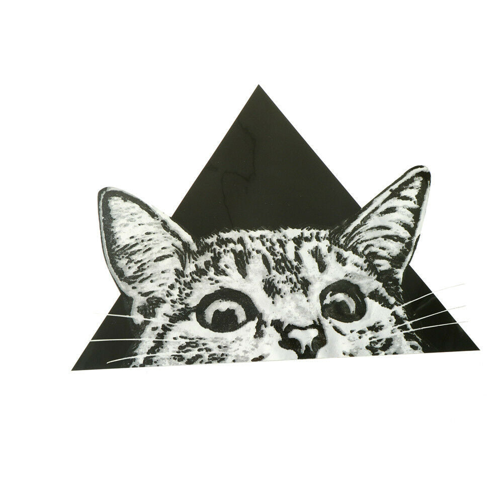triangle cat pattern patch ironing stickers heat transfer iron on patches.l8