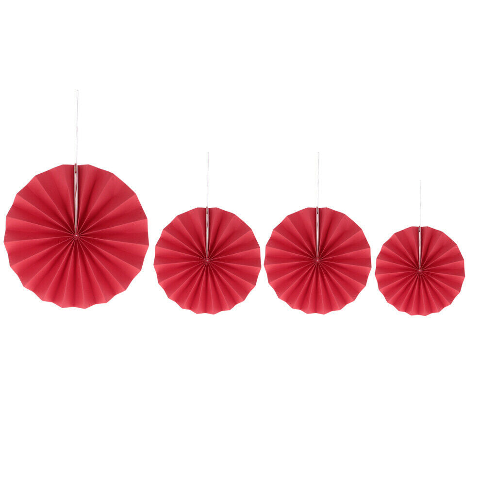 12 Pieces Mixed Cupid Tissue Paper Wheel Fans Flowers Photo Backdrop Wedding
