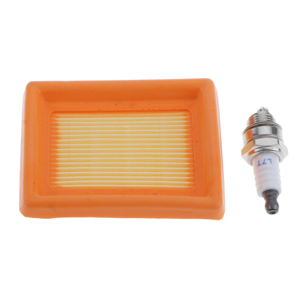 Air Filter Spark Plug Kit for Stihl FS120 FS200 FS250 BT120 FR350 HT250