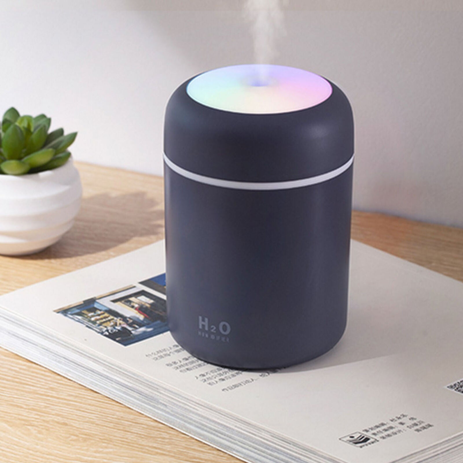 Portable USB Air Humidifier Diffuser Essential Oil Aroma Mist Purifier