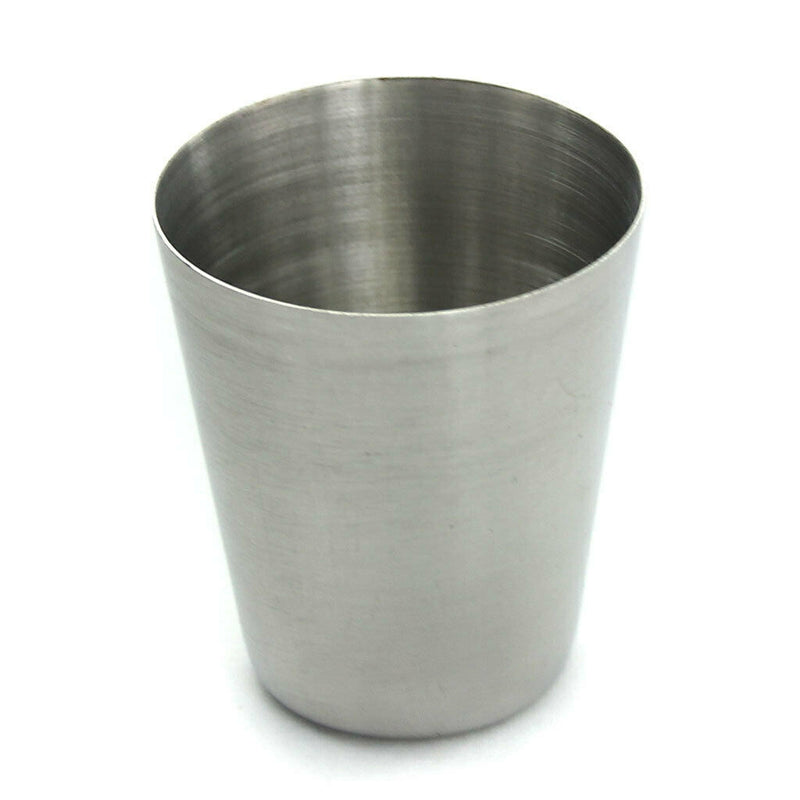 30ml Stemless Stainless Steel Glasses Barware Wine Drinking Glass Cup Picnic