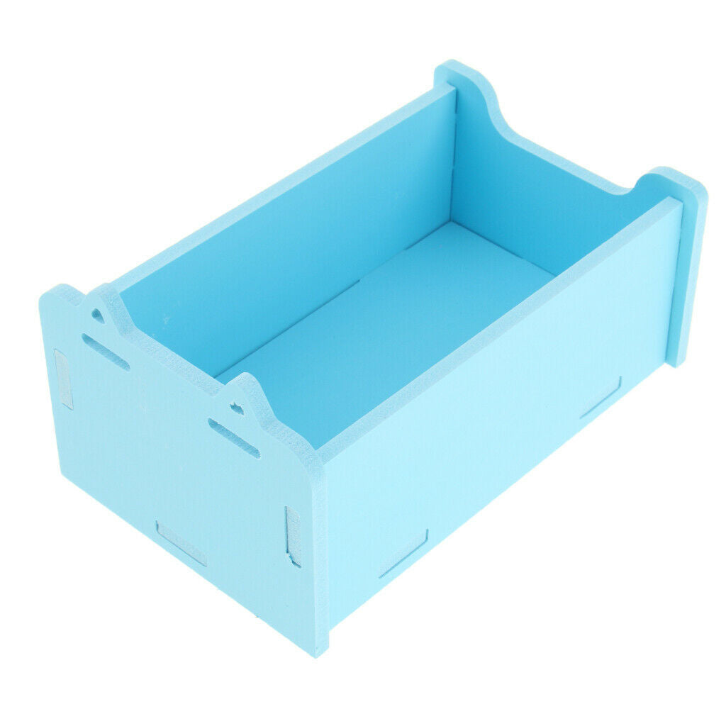 Small Animals Hamster Sauna Sand Bath Room Shower Bathing Pool Blue