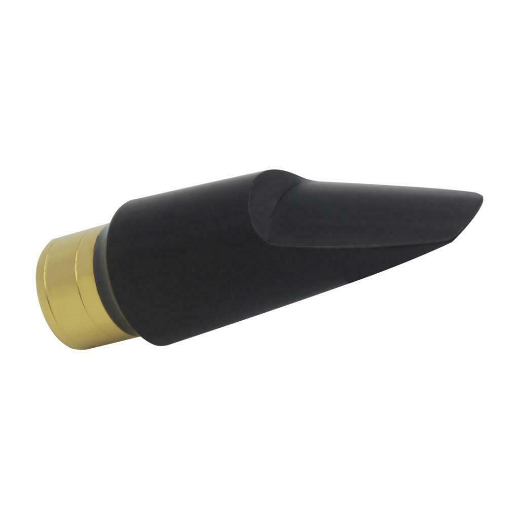 ABS Alto Saxophone Mouthpiece, Metal Neck for Saxophonist Beginners Adults