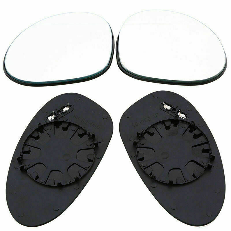 Pair Door Side Mirror Glass Clear Heated for BMW 3-Series E82 E46 E85 E90 E91 M3