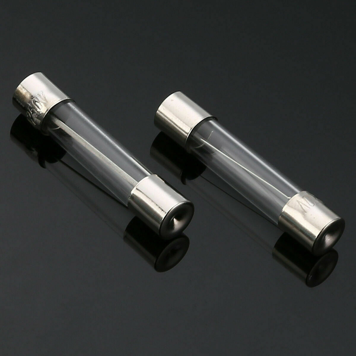 72pcs 6X30mm Quick Blow Glass Tube Fuse Assorted Kits Fast Action Glass Fuses