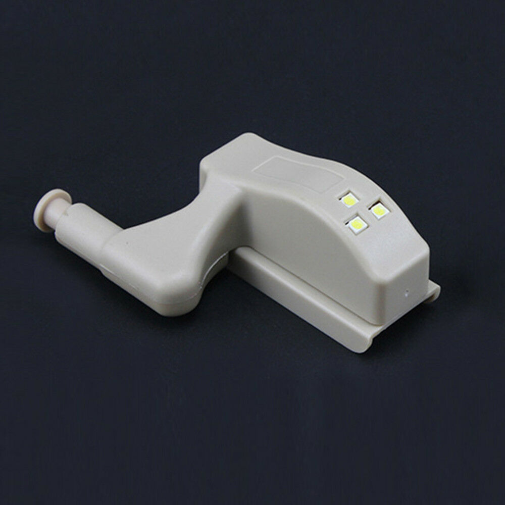 New Cool White Cabinet Hinge LED Light For Wardrobe Cupboard Home Kitchen Closet