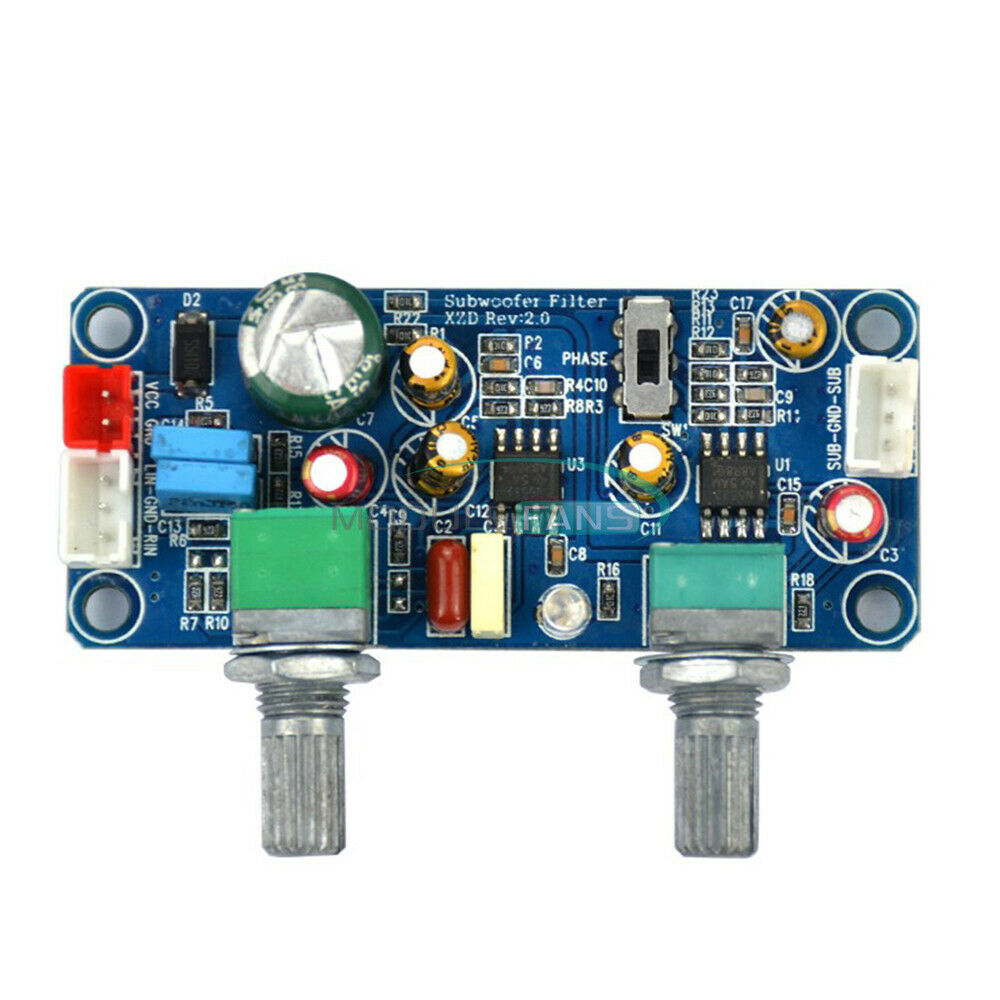 Single Low Power DC9-32V Pass Filter Pre-AMP Bass Subwoofer Amplifier Board