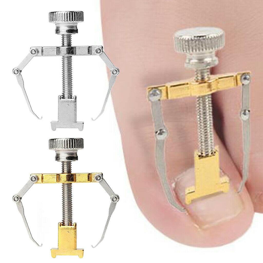 2 Pieces Alloy Ingrown Toenail Correction Lifter Toenail Straightener Tool