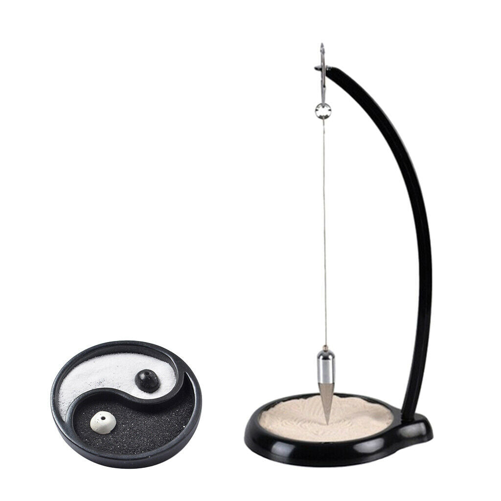 2pcs Pit Pendulum Gravity Stand Educational Kit Ornament Desktop Home Decor