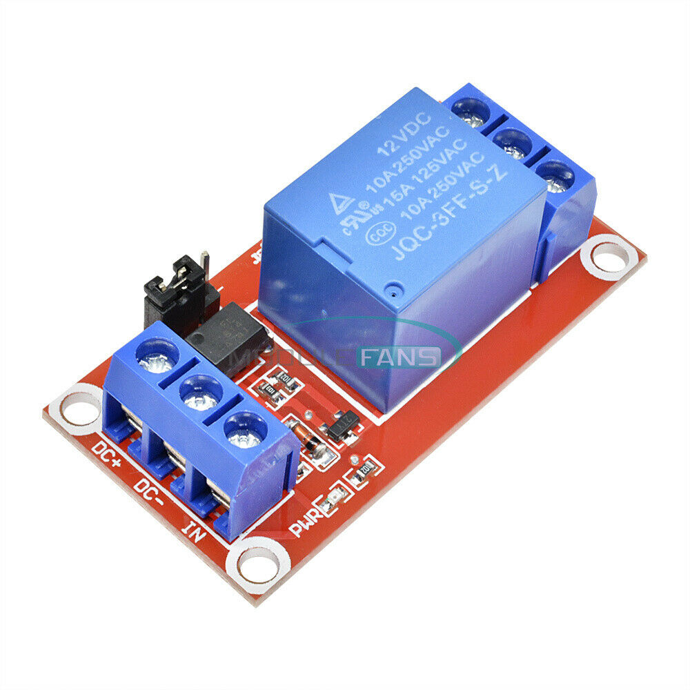 New 1-Channel H/L Level Triger Optocoupler Relay Module for Arduino 12V