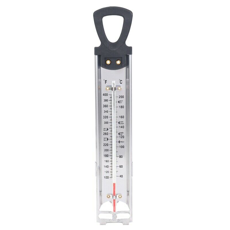 Candy/Jelly/Deep Fry Thermometer, Stainless Steel, with Pot Clip Attachment anH3
