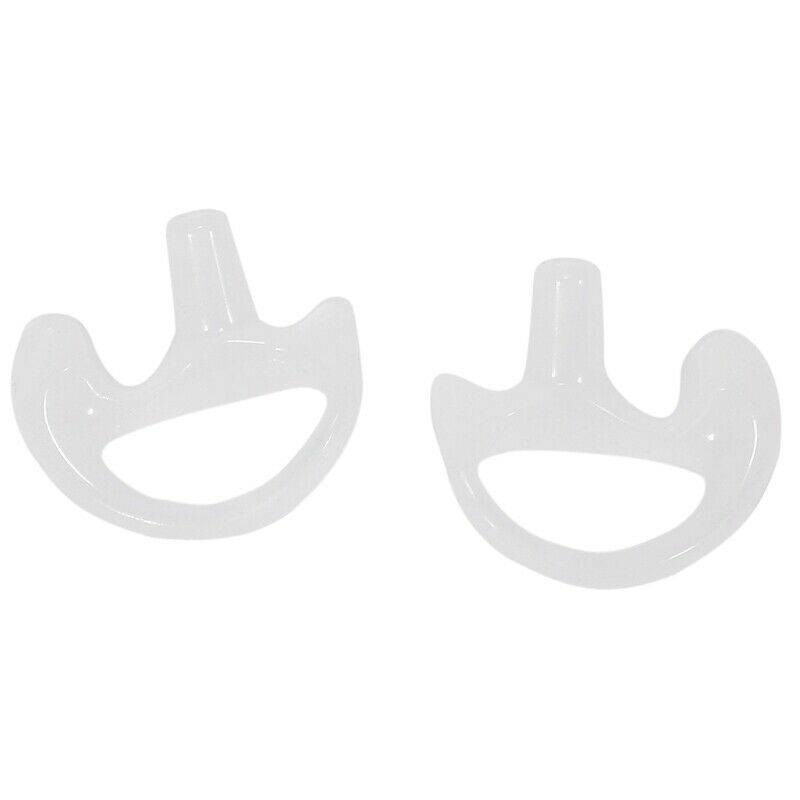3 Pairs Transparent Silicone Soft Earbud for Walkie Talkie Covert Acoustic TubL5