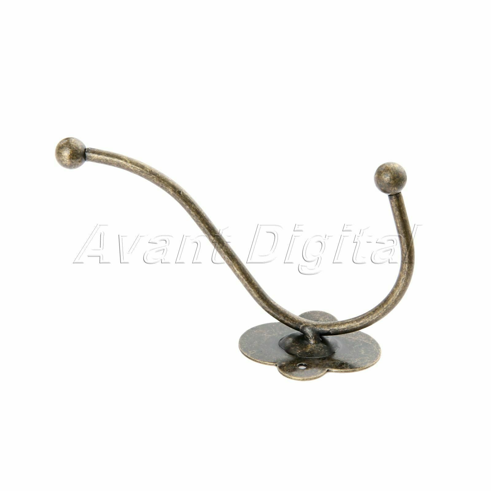 Metal Wall Hook Coat Hat Clothes Towel Holder Retro Bathroom Kitchen Door Hanger