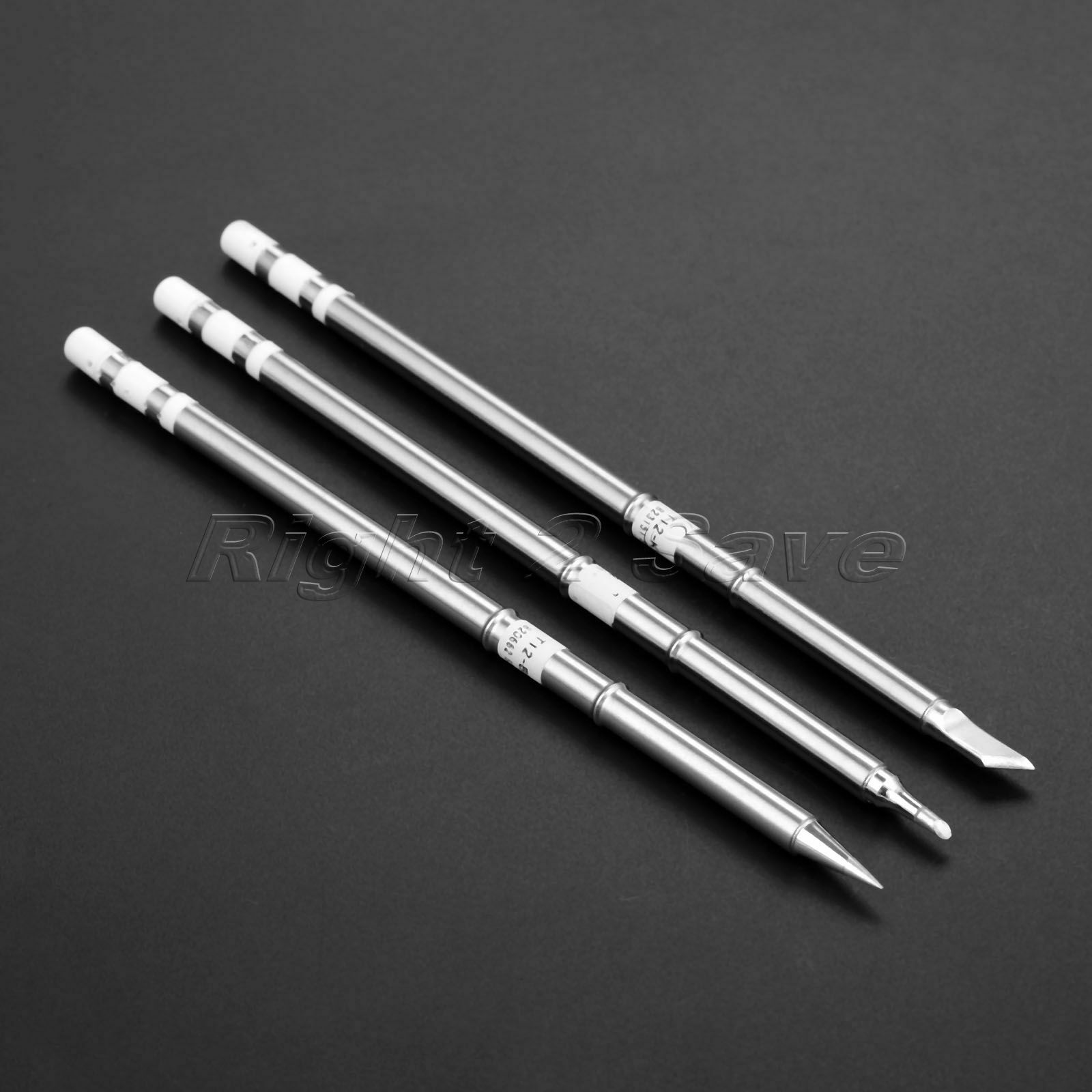 3pcs T12 Series T12-BC2 T12-K T12-BL Solder Iron Tips Fits Hakko Solder Station