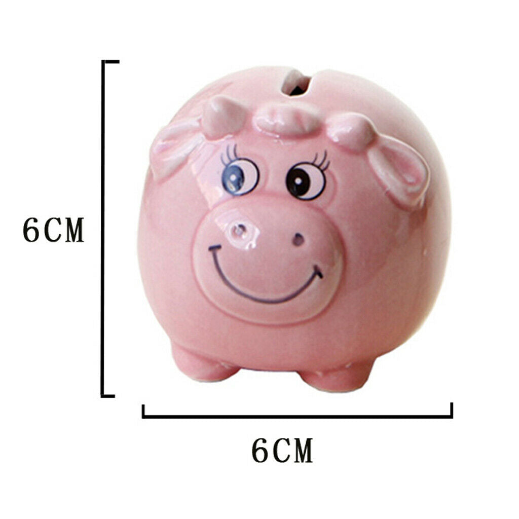Cartoon Animal Ceramic Piggy Bank Birthday Gift for Kids