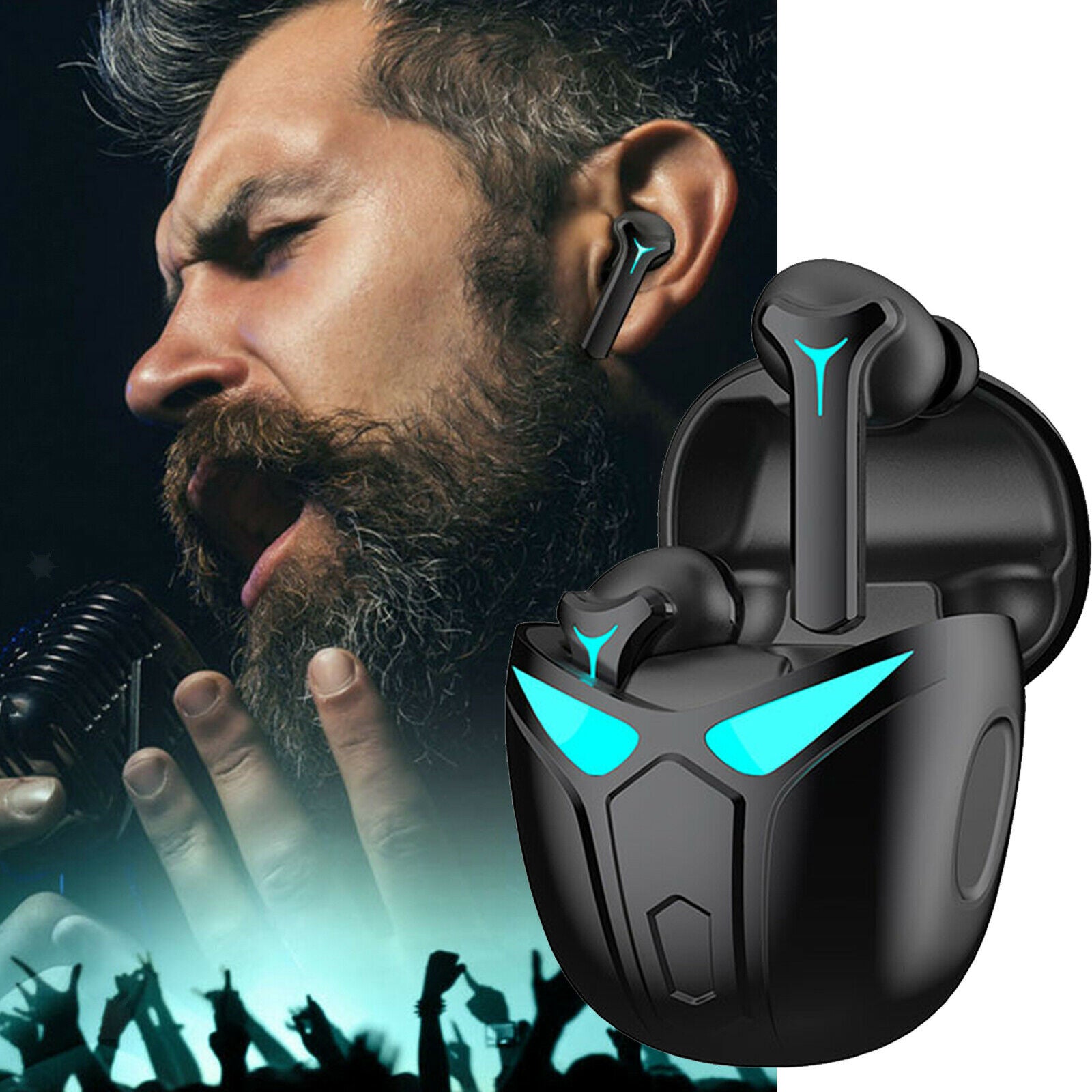 Bluetooth Gaming Wireless Earbuds Waterproof Low Latency Sport Running Gamer