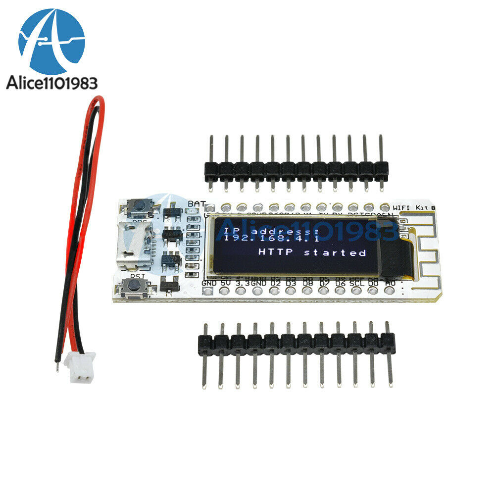 ESP8266 WIFI Chip 0.91" Inch OLED Display Development Board NodeMcu For Arduino