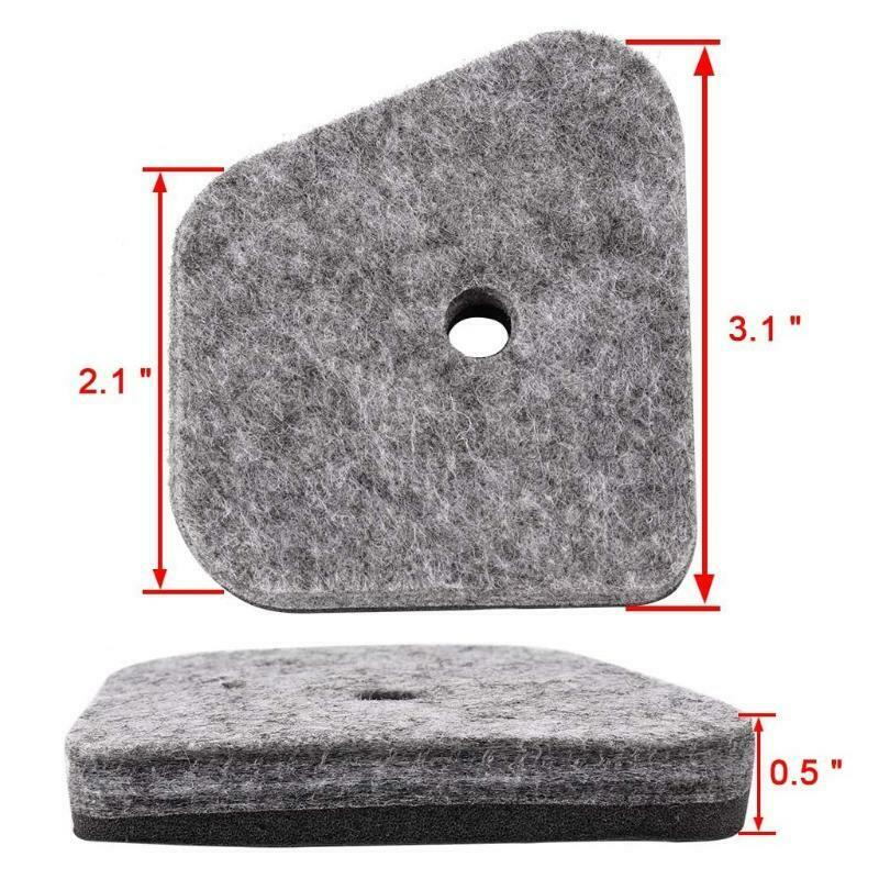 Air Cleaner Foam Filter 5 Pcs Compatible withTractor Filter/ Most Lawn Mower