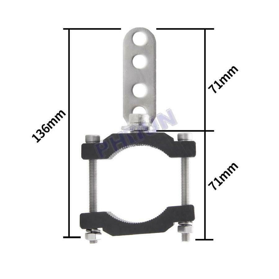 2x Car Motorcycle LED Headlight Brackets Stainless Steel Fork Clamp 18mm-52mm