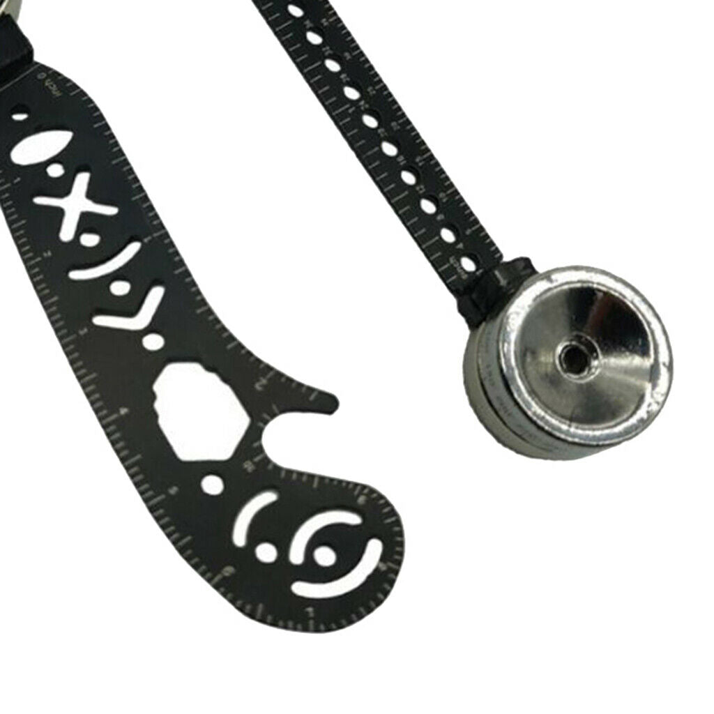 Multi-Function Versatile Curved Ruler Mini Compass for Designers Architects