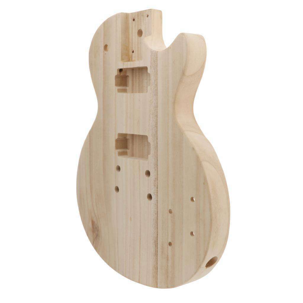DIY Unfinished Guitar Body Barrel Wood for ST Guitar Parts Accessories