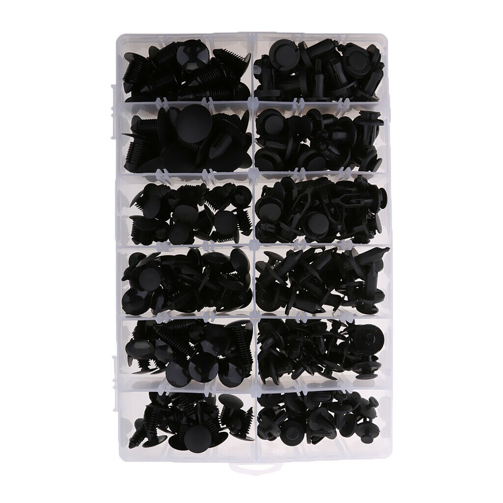 240 Piece Car Push Retainer Kit Clips Panel Body Assortment Removal Pliers