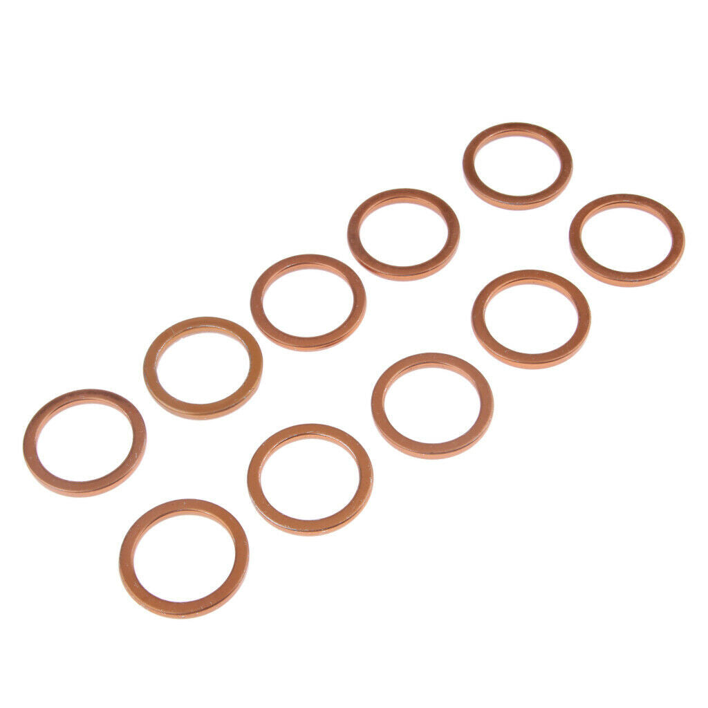 10 Piece Exhaust Muffler Gasket Kit ID: 30 Mm Outside Diameter: 40 Mm for CG125