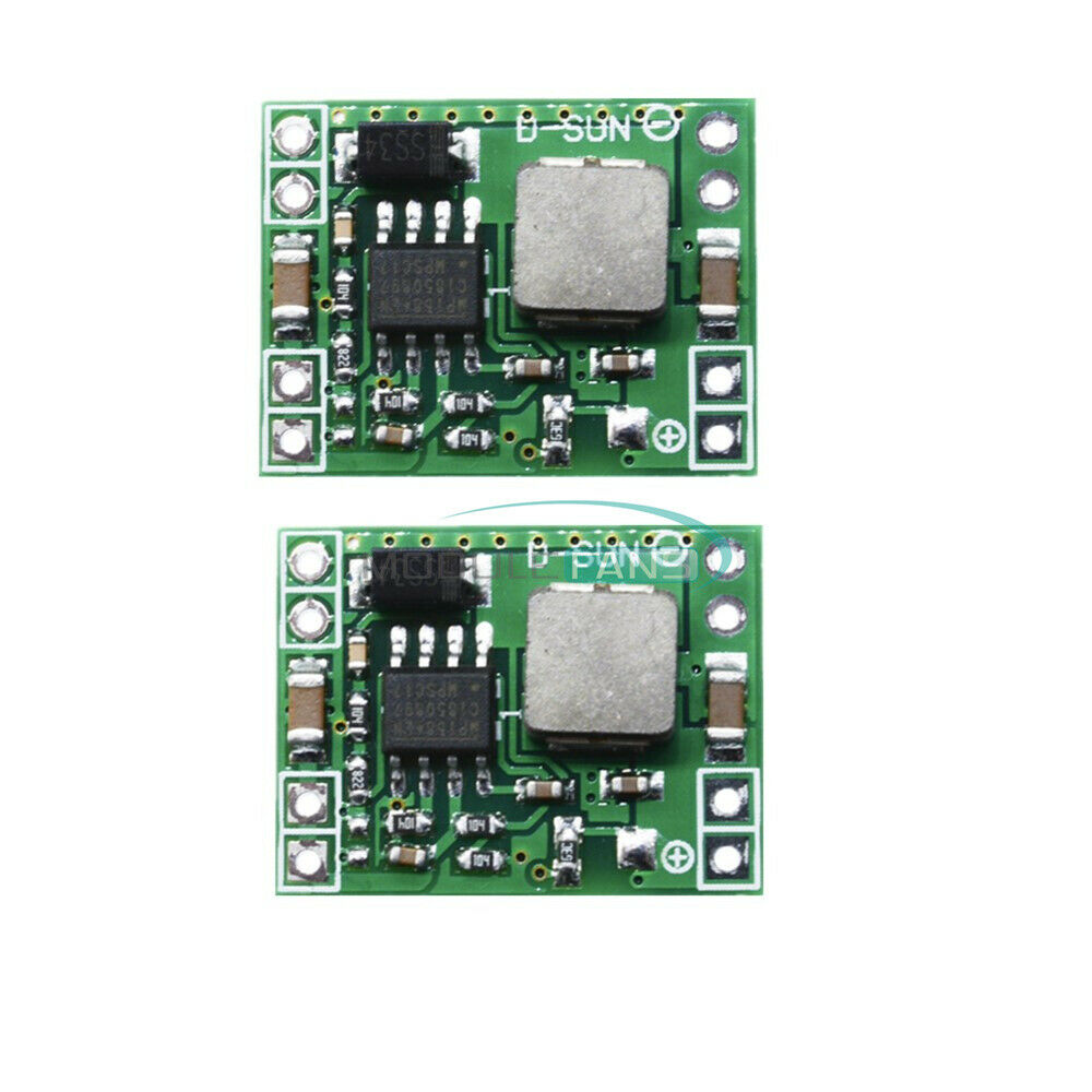 2PCS Mini 5V 3A Step Down Power Supply Module DC Converter Input 7V~28V Output
