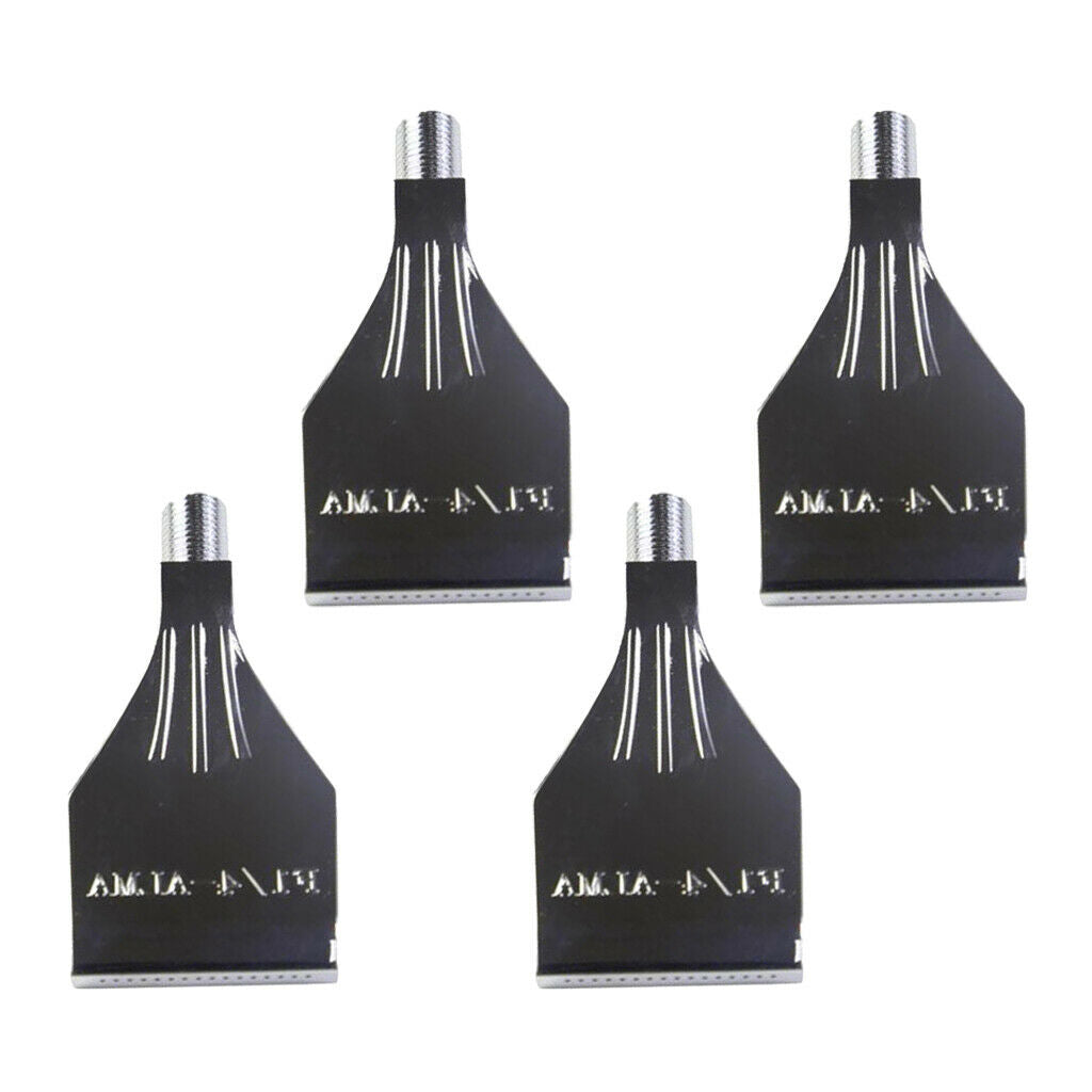 4pcs Durable 1/4 BSP Male Thread Aluminium Alloy Air Blow Off Flat Jet Nozzle