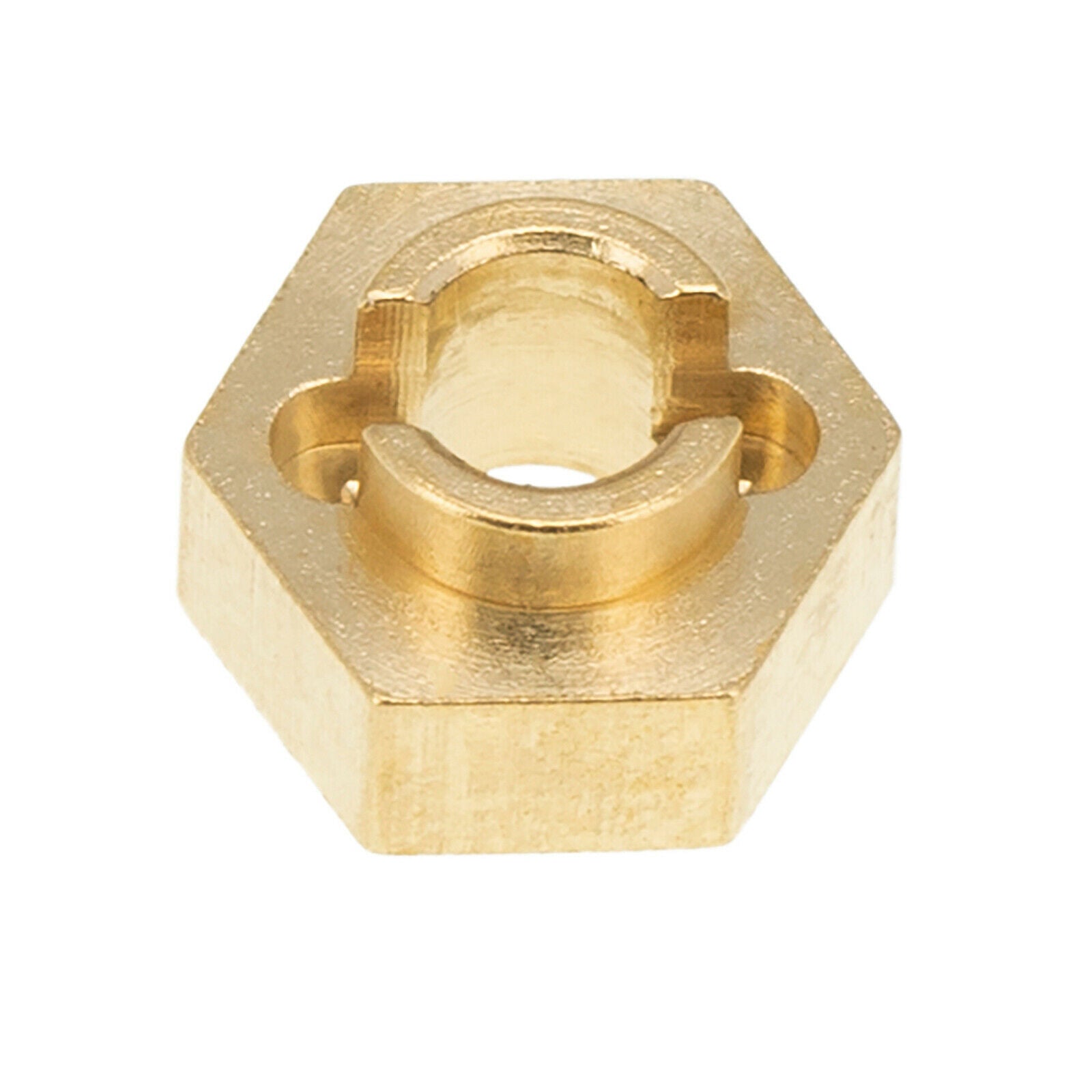 4x 1/24 RC 3mm Brass Hex Adapter for Axial SCX24 AXI00001 Car DIY Parts